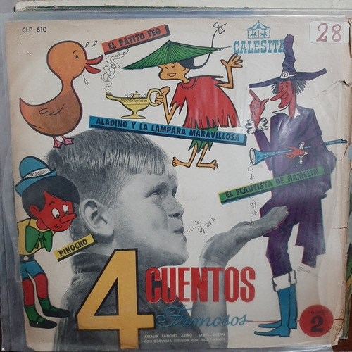 Vinilo 4 Cuentos Famosos Volumen 2 Zzz If1