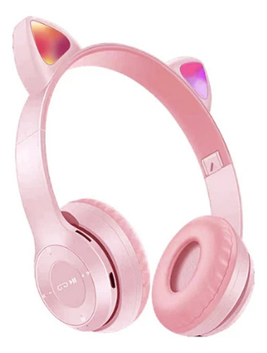 Fones De Ouvido Bluetooth Led Kitten Para Meninos E +