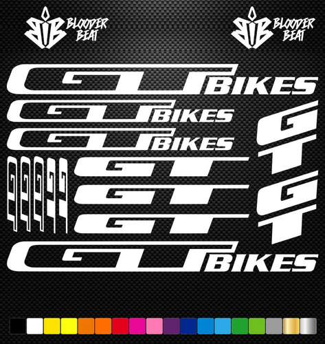 Sticker Ciclismo Gtbikes Calcomania