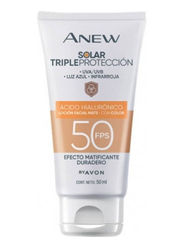 Anew Solar Advance Anti-edad Solar Fps 50 Avon Bloqueador 