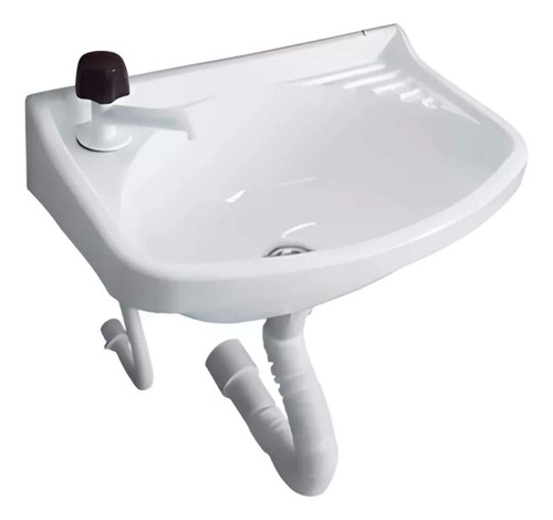 Kit De Pileta Lavatorio Plastico Chico Dealer 471002
