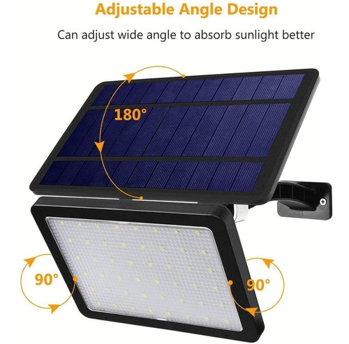 Imagen 2 de 7 de (extra Grande) Lampara Solar 48 Led Exterior 5500ma