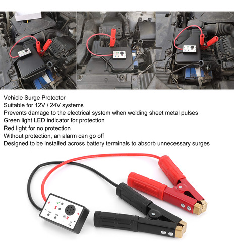 Protector De Amortiguador De Sobretensiones De 12/24 V Para