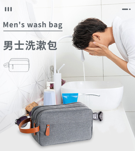 Neceser Para Hombre, Tela Oxford, Con Varios Compartimentos