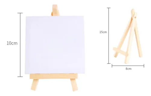 Set De 30 Minilienzos Para Artistas, Pintura Artesanal, Dibu