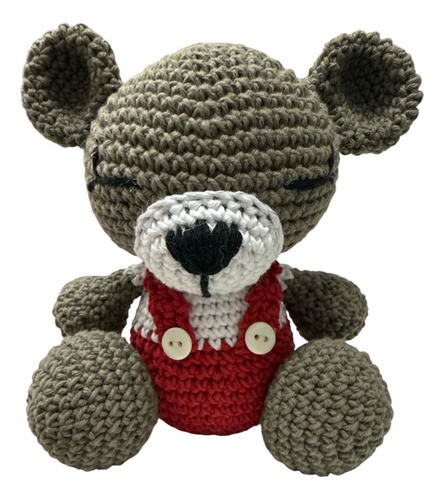 Amigurumi Osito Muñeco De Apego - 16 Cm