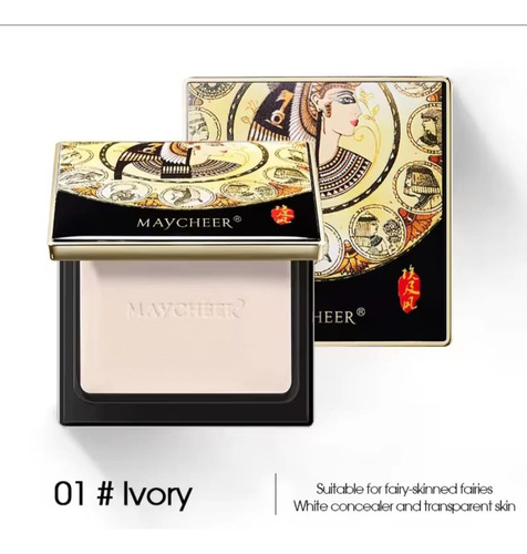 Polvo Facial Corrector Matificante. Cosmetico Coreano Ivory