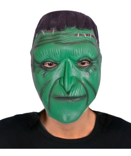 Mascara Frankenstein Latex Halloween Careta Terror Cotillon