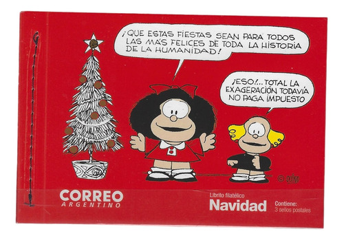Lote478 Argentina Carnet Año 2017 Mafalda Navidad Mint