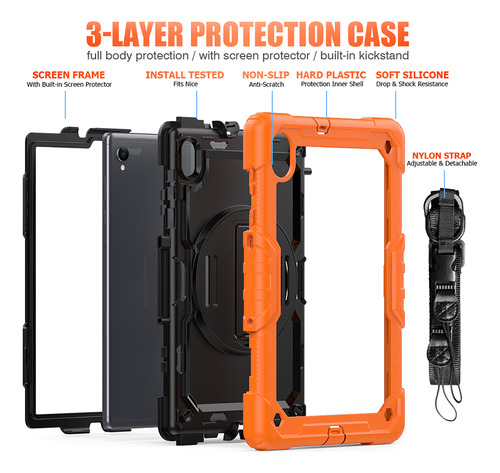 Funda Para Tableta Para Lenovo Tab M10 Hd Plus De Segunda Generación 2020 K10 10.3 2021 Tbx606f Tbx6c6f