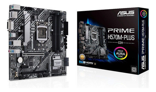 Asus Prime H570m-plus/csm Lga1200 (intel 11th/10th Gen) Micr