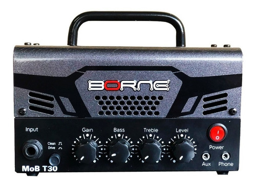 Amplificador Borne MOB MOB T30 para guitarra de 30W cor chumbo 110V/220V