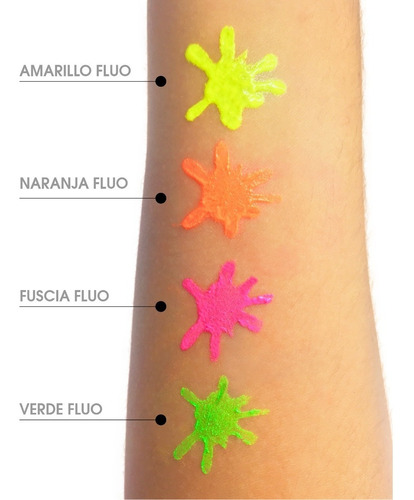 Imagen 2 de 4 de Maquillaje Artístico Cremoso Cuarteto Xúlu Cosméticos Z704