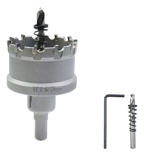 Mecha Copa De Carburo De Tungsteno P/ Acero Inoxidable 52mm