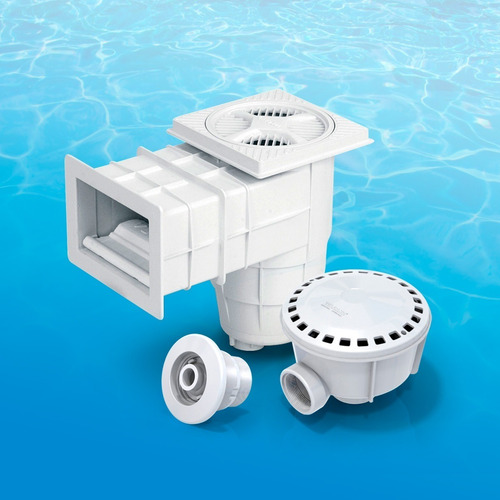 Imagen 3 de 5 de Skimmer Boca Ancha Vulcano Piscina Pileta Empotrar 119003
