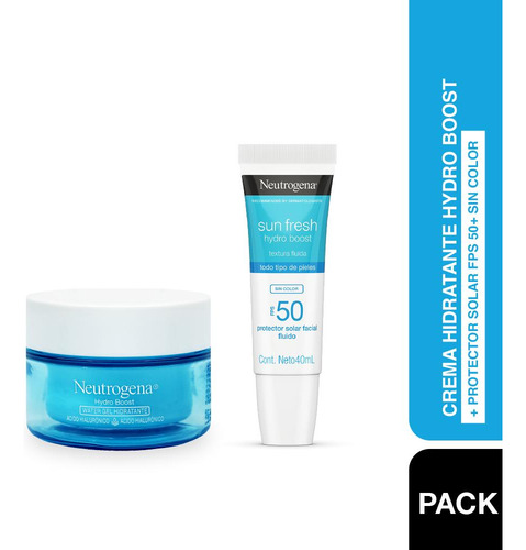 Crema Neutrogena Hydro Boost +protector Solar Sunfresh Fps50