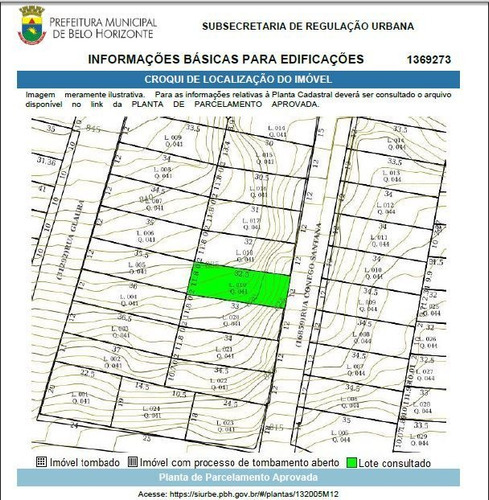Imagem 7 de 8 de Lote Com 393 M² No Bairro Cachoeirinha - Oportunidade Para Construtores! - Mg - Te0024_de