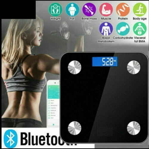 Balanza Inteligente Bluetooth Mide Grasa, Imc Y + - Leaone