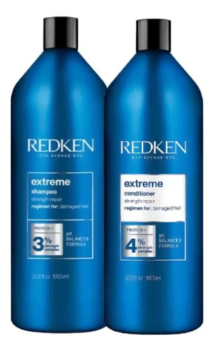 Kit Redken Extreme Shampoo 1l + Condicionador 1l