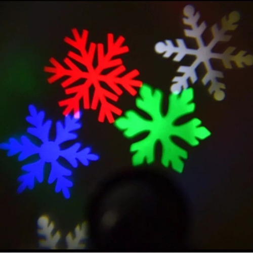 Imagen 5 de 6 de Proyector De Luces Led Colores Navidad Y Corazones, 3 Discos