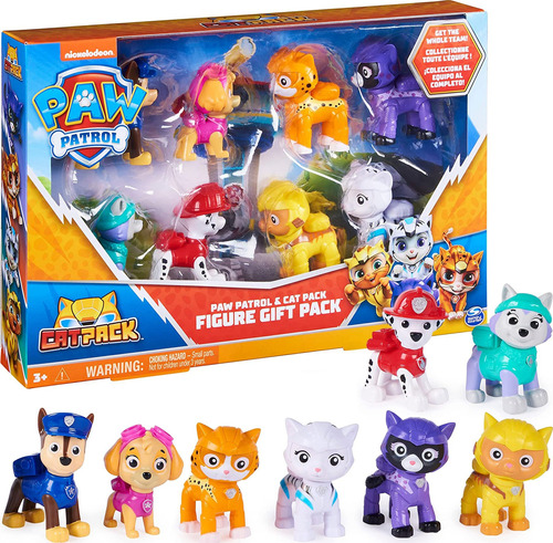 Set De 8  Figura De Paw Patrol 