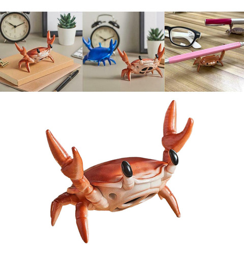 Lindo Mini Cangrejo Forma Bluetooth Bocina Teléfono Móvil