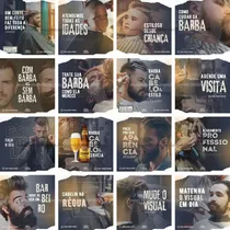 Comprar 30 Artes Mídias Sociais Barbearia Editável Direto No Canva
