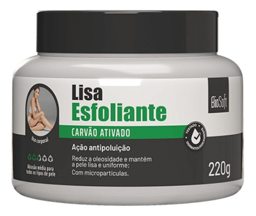  Esfoliante Para O Corpo Com Carvão Ativado Ação Antipoluição