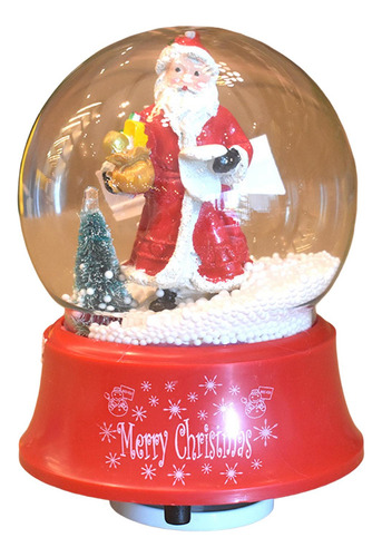 Adornos De Bola De Nieve De Navidad Estatuilla De Papá Noel