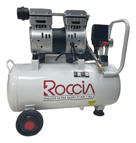 Compresor De Aire 30 Litros 1hp Roccia