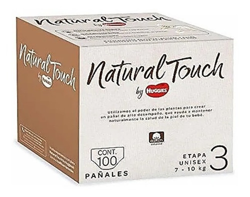 Pañales Huggies Natural Touch 3