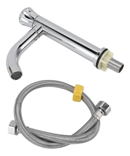 Grifo De Agua Para Fregadero G1/2 De Acero Inoxidable De Una
