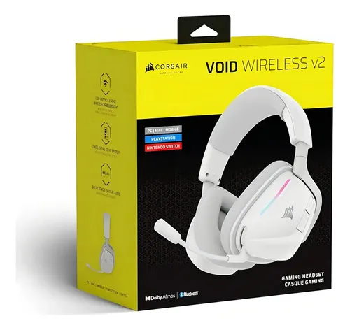 Audifonos Gamer Corsair Void Wireless V2, Blanco | MercadoLibre