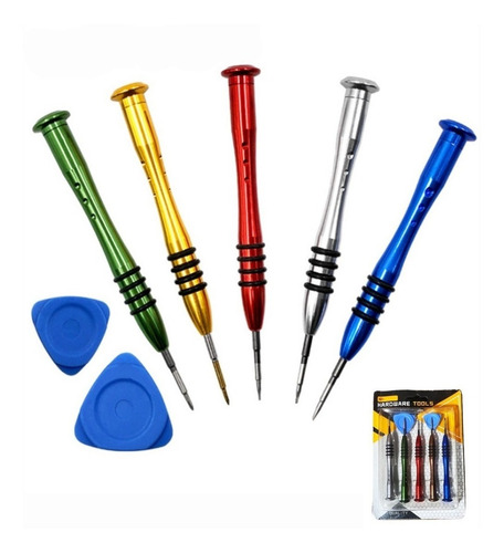 Set Desarmadores Compatible Con iPhone Y Android 7 Pzs