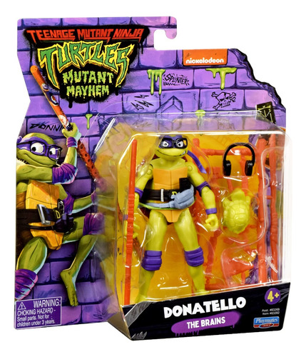 Tortugas Ninja Película Figura 13cm Donatello 83269 Mundotoy