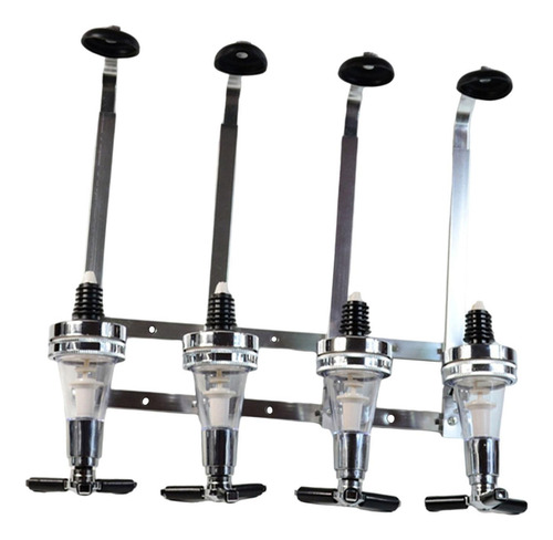 4 Botella Óptica De Montaje En Pared Soporte Dispensador