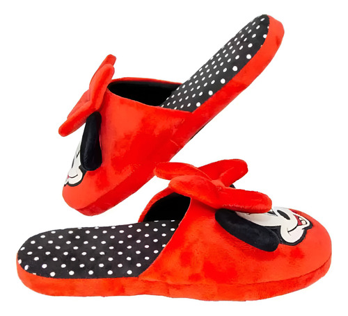 Pantufa Chinelo De Quarto Minnie Risonha Unisex Disney