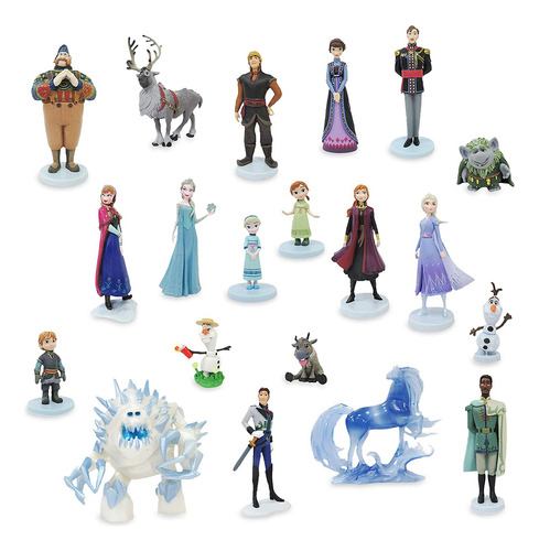 Disney Juego De 2 Mega Figuras Frozen Y Frozen