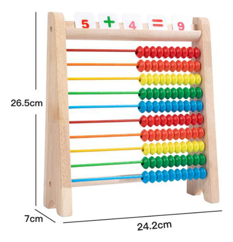 Conjunto De Dez Molduras De Ábaco De 24,2cm X 7cm X 26,5cm