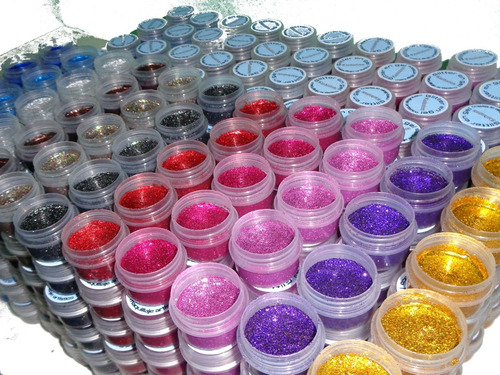 Brillito Glitter Givre Gibre Purpurina En Gel, Para Maquillaje Artistico. Precio Por 2 Potes. Estamos En Once. Oferta!!!