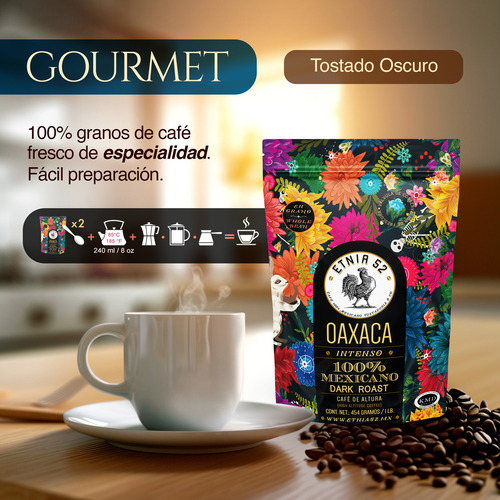 Café En Grano Etnia 52 - 454 Gramos