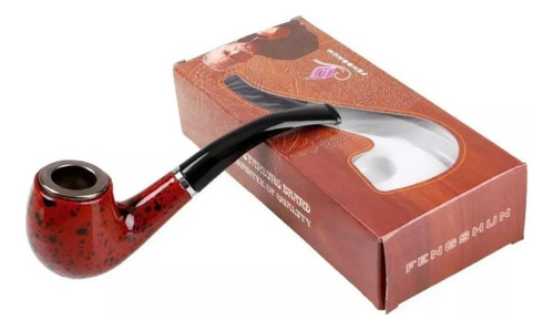 Pipa De Madera Elite Con Boquilla De Cuerno Curva