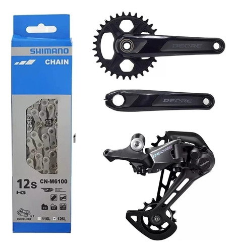 Kit Transmision Bicicleta Shimano Deore 1x12