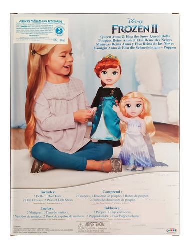 Jakks Pacific. Set De Muñecas Anna Y Elsa, Reinas Frozen 2