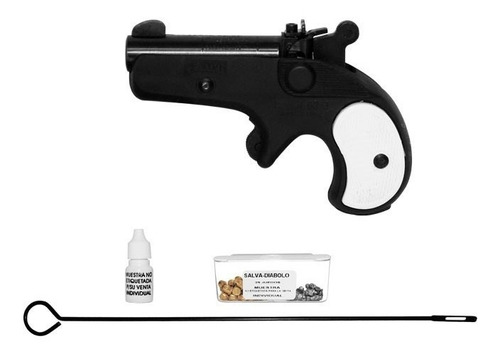 Pistola Deportiva Derringer Salva Cal. 4.5 + Funda Mendoza 