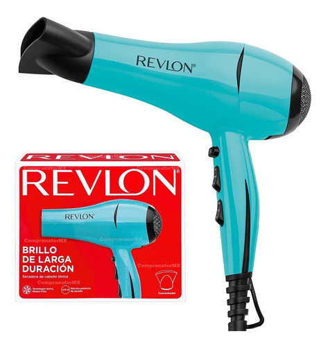 Secadora De Cabello Revlon Iónica Brillo Pelo Secado Rápido