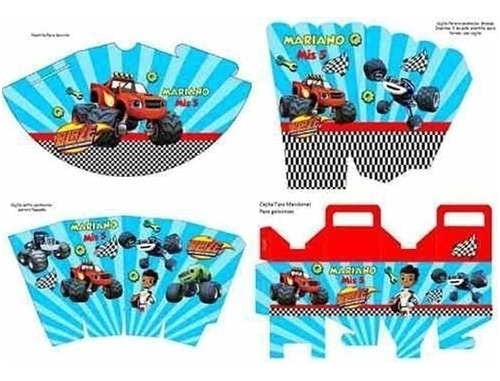 Kit Imprimible Blaze And The Monster Machines Fiesta Cumple