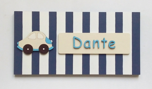 Imagen 8 de 10 de Carteles Con Nombre Del Bebe (varón) - Cuarto O Maternidad
