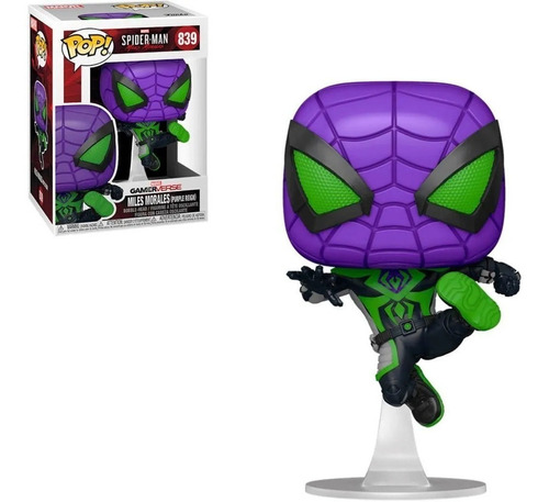 Funko Pop! Marvel Spider-man Miles Morales Purple Reign #839