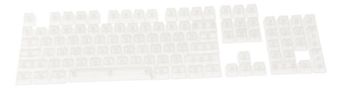 Keycaps De 104 Teclas Diy Totalmente Transparente